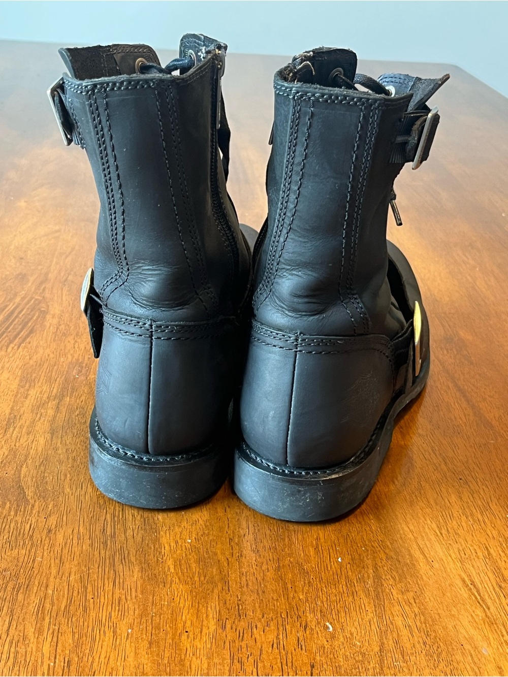 Harley Davidson Ranger Moto Harness Leather Riding Boots Mens 11 - Picture 5 of 14